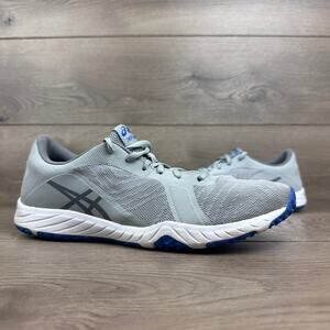 ASICS Men's Defiance X Cross-Trainer-Shoes Mid Grey/Directoire Blue/White Size 9